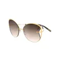 Silhouette TITAN ACCENT SHADES 8173 Gold/Brown Shaded one size fits all women Sunglasses