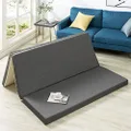Zinus Trifold Folding Mattress Camping Foldable Bed | Portable Travel Trailer Floor Bedding, Memory Foam - Single