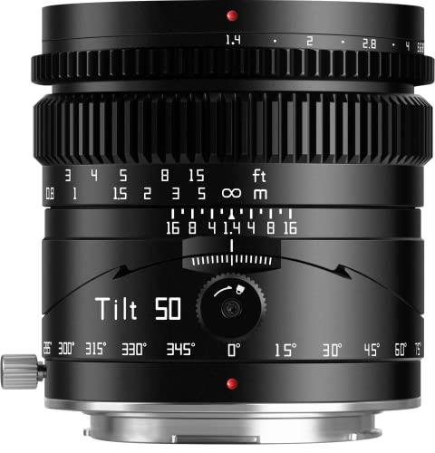 TTArtisan 50mm f1.4 Tilt Lens Full Frame Manual Portrait Lenses Large Aperture Compatible with Leica/Sigma L Mount FP FPL T TL TL2 CL SL S1 S1M S1R S1RM S1H S1K S5 S5K S5C
