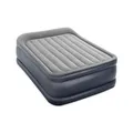 Intex Dura-Beam Standard Series Deluxe Pillow Rest Raised Airbed with Internal Pump, Queen