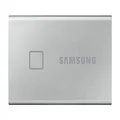 Samsung Portable SSD T7 Touch, 1TB, Silver, USB3.2, Type-C, R/W(Max) 1,050MB/s, Aluminium Case, Fingerprint Password Security