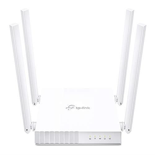 TP-Link AC750 Dual-Band Wi-Fi Router, Wireless, Smart Home, Streaming, Far-Reaching Coverage, Parental Control, 4X Antennas, Guest Network (Archer C24) AU Version
