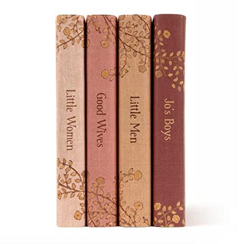 Juniper Books Little Women Book Set | Four-Volume Hardcover Book Set with Custom Designed Dust Jackets | Author Louisa May Alcott