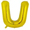 213960 Foil Balloon 34" Decrotex Gold Letter U