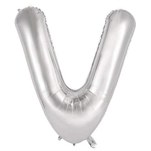213921 Foil Balloon 34" Decrotex Letter V