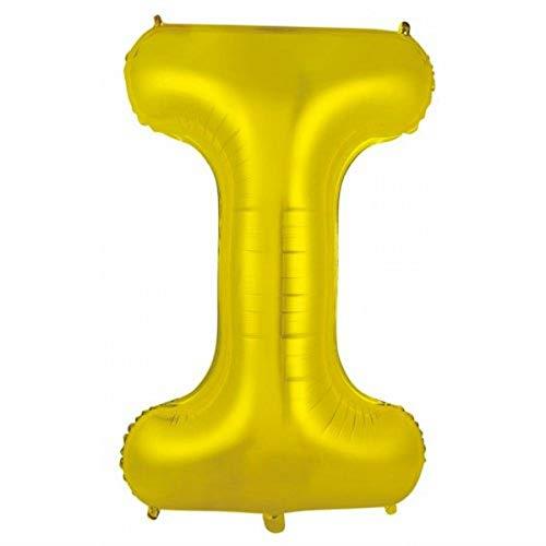 213948 Foil Balloon 34" Decrotex Gold Letter I