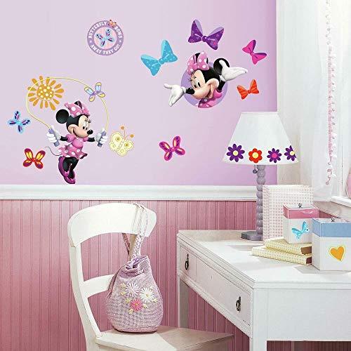 RoomMates RMK1666SCS Minnie Bow-Tique Peel and Stick Wall Decals 10 inch x 18 inch
