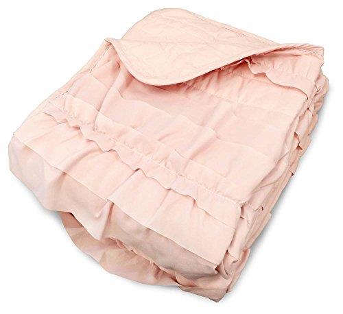 Lush Decor 16T000207 Belle Throw, 60" X 50", Pink Blush,60" X 50"
