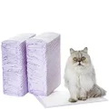 Amazon Basics Cat Pad Refills For Litter Box, Unscented, Pack of 100, Purple