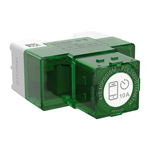 Clipsal Iconic Series 10A Push Button Wiser ControlLink Smart Switch Module, Green