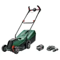Bosch Home & Garden 18V Cordless Brushless Lawn Mower With 1 x 4.0ah Battery & Fast Charger, Cutting Width: 32 cm, Cut Height 20-60mm, Compact Storage and Ergonomic Design (CityMower 18V-32-300)