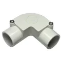 Clipsal Series 244 PVC Conduit Inspection Elbow, 32 mm Size, Grey