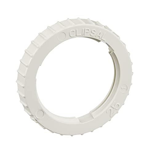 Clipsal PVC Conduit Fitting Screwed Lock Ring, 25 mm Diameter, Grey