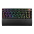 ASUS ROG Strix Scope II 96 Wireless Gaming Keyboard, Three-Mode Connection, Shock Absorbing Foam and Switch Dampening Pads, Hot Swappable Pre-Lubricated ROG NX Snow Switches, PBT Keycaps, RGB-Black