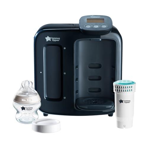 Tommee Tippee Perfect Prep Day & Night The Baby Bottle Maker Machine with Digital Display and Adjustable Volume, Black