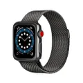 3sixT Apple Watch Silicone Band, Black, 42/44/45 mm