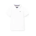 Tommy Hilfiger Kids Short Sleeve Polo, Bright White, 5