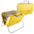 Valiant Portable Folding Picnic and Camping BBQ - Limited Edition Yellow BarBeeCue Version (in Partnership with British Bee-Keepers Association)