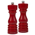 Cole & Mason London Salt and Pepper Mills Gift Set, Red Gloss, 18 cm, (2 Pieces)