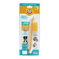 Arm & Hammer Dog Dental Care Fresh Breath Kit for Dogs | Contains Toothpaste, Toothbrush & Fingerbrush | Reduces Plaque & Tartar Buildup | Safe for Puppies, 3-Piece Kit, Vanilla Ginger Flavor