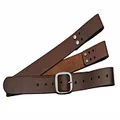 SZCO Supplies Adjustable Brown Leather Shoulder/Waist Belt Holster for Medieval/Samurai Swords, 38 inches