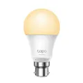 TP-Link Tapo Smart Wi-Fi Light Bulb, Smart Home Security System, Energy saving, Dimmable, B22, 8.7W, Soft Warm White, Schedule & Timer, Voice Control, Away Mode, No Hub Required (Tapo L510B)