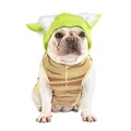 Star Wars Yoda Costume for Dogs, Small (S) | Hooded and Comfortable Green Yoda Dog Costumes for All Dogs | Dog Halloween Star Wars Dog Costume for Small Dogs | See Sizing Chart for More Info
