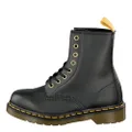 Dr. Martens Unisex 1460 Soft Nappa 8 Eyes Lace Up Leather Boots, Black Nappa, Size UK 9.5