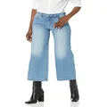 NYDJ Women's Teresa Wide Leg Ankle Jeans, Clean Brookes, 0