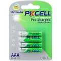 PK4PAAA PKCELL 1000Mah Nimh AAA Batteries 4Pk Ready to Use LSD Pkcell Voltage:1.2(V) Voltage:1.2(V), Reused Up to 1200 Times