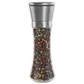 Pepper Grinder or Salt Shaker for Professional Chef - Best Spice Mill with Brushed Stainless Steel, Special Mark, Ceramic Blades and Adjustable Coarseness (2.5'' x 7.5'')