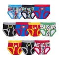 DC Comics Super Hero 100% Cotton Underwear & Athletic Boxer Briefs with Batman, Flash, Superman & More, Sizes 4, 6, 8, 10, 12 Multi Color, Multi Color, 8