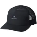 Rip Curl Men's Vaporcool Flexfit Trucker Hat, Black/Grey, One Size