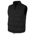 Callaway Golf Mens Chev Welded Quilted Thermal Swing Tech Vest Gilet, Caviar, XL