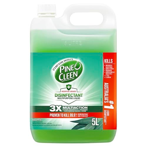 Pine O Cleen Antibacterial Disinfectant,, Eucalyptus 5 Liters