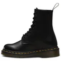 Dr. Martens Unisex 1460 8-Eye Lace-Up Smooth Leather Boot, Black, UK 3/US M4W5