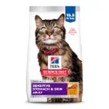 Hill's Science Diet Sensitive Stomach and Skin Adult, Chicken and Rice Recipe, Dry Cat Food, 7.03kg Bag