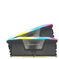 CORSAIR Vengeance RGB DDR5 32GB (2x16GB) DDR5 6000 (PC5-48000) C36 1.35V Optimized for AMD, Black (CMH32GX5M2D6000Z36)