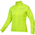 Endura Women's Xtract Waterproof Cycling Jacket II - Lightweight & Packable Hi-Viz Yellow, X-Large