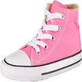 Converse Kids' Chuck Taylor All Star Canvas High Top Sneaker, Pink, 5 M US Toddler, Pink, 5 Toddler