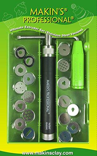 Makins Stainless Steel Ultimate Clay Extruder Set