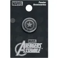 Marvel Captain America Shield Lapel Pin,Silver,1"