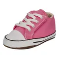 Converse Unisex-Child Chuck Taylor All Star Cribster Canvas Color Sneaker, Pink/Natural Ivory/White, 2 Infant