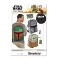 Simplicity S9619 Disney Disney Star Wars Backpacks and Accessories Sewing Pattern