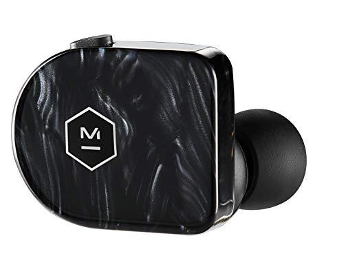 Master & Dynamic MW07 Plus True Wireless Earphones - Noise Cancelling with Mic Bluetooth, Lightweight in-Ear Headphones - Black Quartz