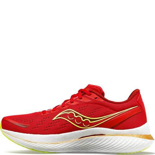 Saucony Men's Endorphin Speed 3 Running Shoes, red, 46.5 EU