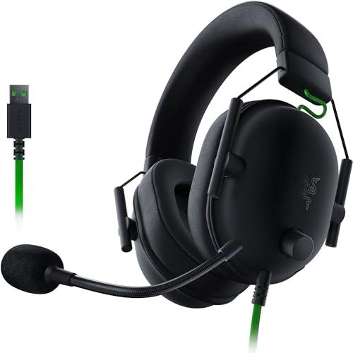 Razer BlackShark V2 X Gaming Headset: 7.1 Surround Sound - 50mm Drivers - Memory Foam Cushion - for PC, PS4, PS5, Switch, Xbox One, Xbox Series X|S, Mobile - USB Connection – Classic Black
