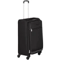 Amazon Basics Soft-Sided Luggage / Suitcase Travel Spinner with 4 Wheels - 74cm / 29 inches, Black