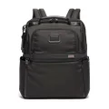 TUMI - Alpha Slim Solutions Laptop Brief Backpack - Hands-Free Comfort for Commuters - 15-Inch Computer Backpack for Men and Women - Black, Black, One Size, Alpha 3 Slim Solutions Brief Pack®
