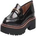 Sam Edelman Womens Laurs Leather Lug Sole Loafers Black 10.5 Medium (B,M)